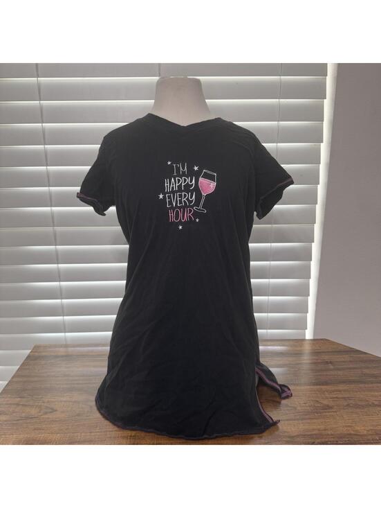 Rene Rofe Other - René Rofé Black Cotton Sleepwear Nightgown Size M